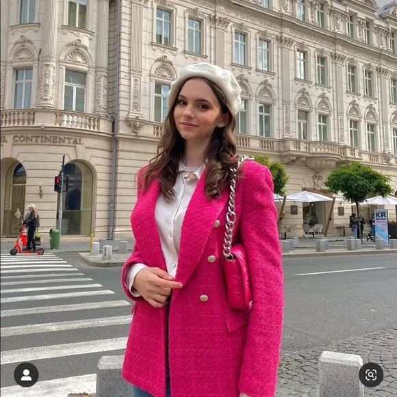 Zara tweed blazer bloggers fav - Picture 12 of 15